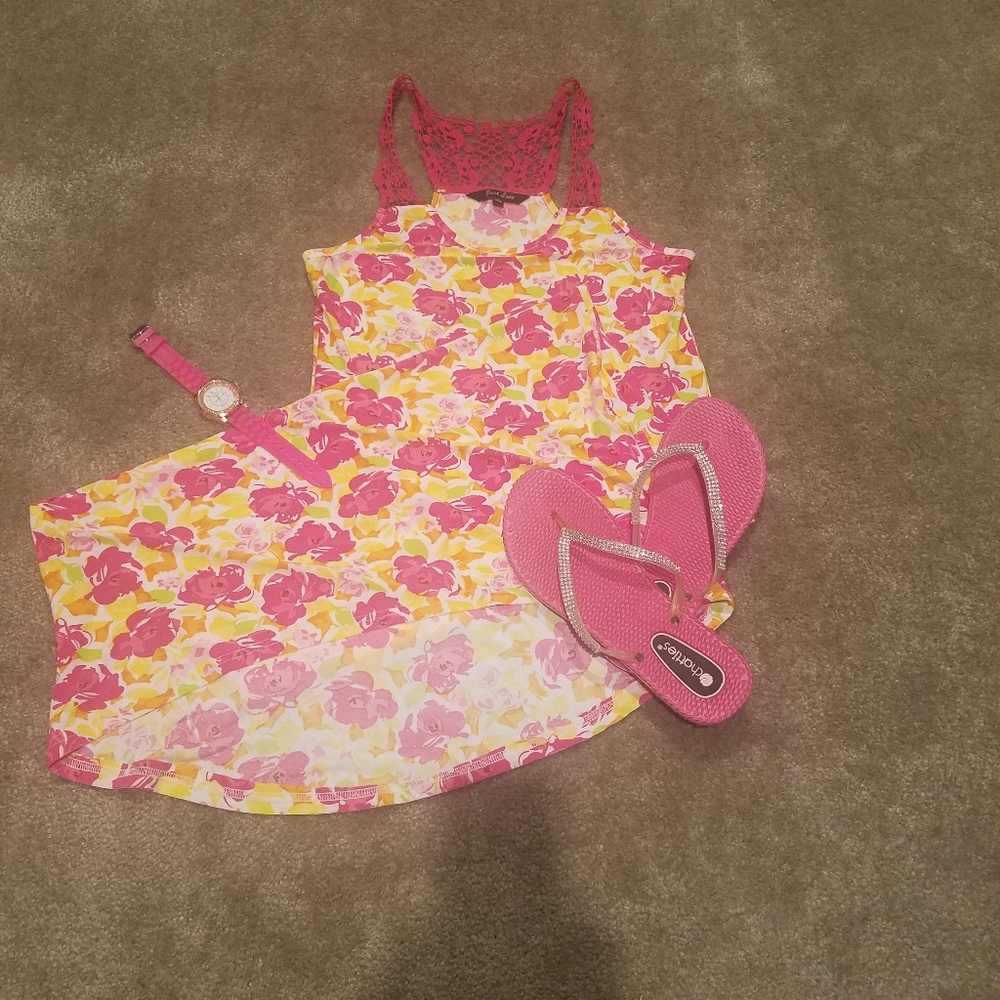 NEW Girls Floral Maxi
